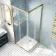 London Brushed Brass 6mm Corner Entry Shower Enclosure 760x760mm