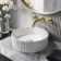 Nevis Fluted Round Counter Top Basin 360mm
