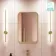 Olivia Brushed Brass Rectangular Bathroom Mirror 600x400mm