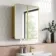 Olivia Matt Brass Mirror Cabinet 710x600mm