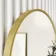 Essence Brushed Brass Pill Bathroom Mirror 800x400mm