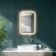 Mila Battery Operated Brushed Brass Backlit Illuminated LED Mirror 600x400mm