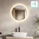 Kay Round Illuminated LED Mirror With BLUETOOTH Speaker 500mm