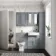 Monaco Dove Grey Back To Wall Toilet Unit 600mm
