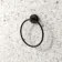 Sofia Matt Black Towel Ring