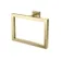 Isla Brushed Brass Square Towel Ring