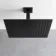 Galway Premium Ceiling Matt Black Square Thermostatic Shower Set - 300mm Head