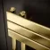Seville Electric Brushed Brass Designer Flat Panel Heated Towel Rail 800x450mm