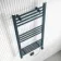 Barcelona Electric Inky Blue Straight Heated Towel Rail 1000x500mm