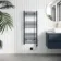 Barcelona Electric Inky Blue Straight Heated Towel Rail 1200x500mm