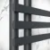 Madrid Electric Anthracite Designer Heated Towel Rail 800x450mm