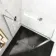 Copenhagen Easy Clean 8mm Wet Room Shower Glass 1200mm & 250mm Pivotal Return Panel