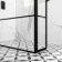 Munich Matt Black Grid 8mm Walk In Shower Enclosure 1000mm & 700mm Glass with Pivotal Return Panel