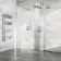 Copenhagen Easy Clean 8mm Walk Through Wet Room Shower Glass Panel 1200mm & 250mm Return Panel