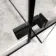 Helsinki Matt Black Premium Easy Clean 8mm Hinged Shower Enclosure 1100x800mm