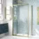 London Brushed Brass 6mm Pivot Shower Enclosure 1000x800mm