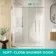 Prague 8mm Soft Closing Sliding Shower Enclosure 1000x700mm