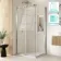 Prague 8mm Soft Closing Sliding Shower Enclosure 1100x700mm