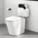 Arizona Pneumatic Concealed Cistern With Matt Black Round Push Button