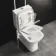 Atlanta Fully Back to Wall Close Coupled Toilet With Soft Close Seat