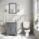 Hudson Traditional Close Coupled Toilet With Dove Grey Wooden Seat