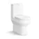Denver Rimless Fully Back to Wall Close Coupled Toilet With Soft Close Seat