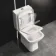 Atlanta Rimless Close Coupled Toilet With Soft Close Seat