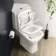 Atlanta Comfort Height Close Coupled Corner Toilet With Soft Close Seat