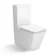 Kent Matt White Rimless Close Coupled Toilet With Premium Soft Close Slim Seat