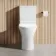 Brooklyn Rimless Comfort Height Close Coupled Toilet With Soft Close Seat