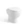 Monaco Chalk White Combination Vanity Basin and Seattle Toilet 1500mm