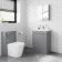 Trent Stone Grey Basin Vanity 600mm