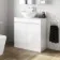 Trent Gloss White Vanity with Marble Top & Oval Counter Top Basin 800mm
