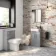 Harper Stone Grey Vanity with Semi Recessed Basin 500mm