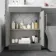 Avon Stone Grey Basin Vanity and Back To Wall Unit 1100mm - Left Handed