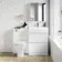 Trent Gloss White Combination Basin Drawer and Atlanta Toilet 1100mm