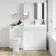 Trent Gloss White Combination Vanity Basin and Atlanta Toilet 1300mm