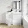 Trent Gloss White Combination Basin Drawer and Atlanta Toilet 1100mm - Right Handed