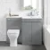 Trent Stone Grey Combination Vanity Basin and Atlanta Toilet 1100mm - Right Handed