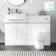 Foster Gloss White Combination Vanity Basin and Seattle Toilet 1200mm
