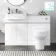 Foster Gloss White Combination Vanity Basin with Marble Top & Denver Toilet 1200mm
