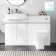 Foster Gloss White Combination Vanity Basin with Marble Top & Atlanta Toilet 1200mm