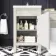 Bermuda Chalk White Combination Vanity Basin and Seattle Toilet 1000mm
