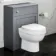Traditional Dove Grey Back To Wall Unit and Seattle Toilet