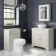 Lucia Chalk White Vanity with Marble Top & Round Counter Top Basin 840mm