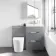 Avon Stone Grey Combination Basin Drawer and Boston Toilet 1100mm