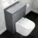 Traditional Dove Grey Back To Wall Unit and Boston Toilet