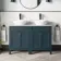 Bermuda Inky Blue Vanity with Marble Top & Oval Counter Top Basin 1200mm