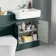 Monaco Midnight Green Combination Vanity Basin and Boston Toilet 1200mm