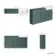 Monaco Midnight Green Traditional Basin Vanity and Back To Wall Unit 1500mm (Excludes Pan & Cistern)